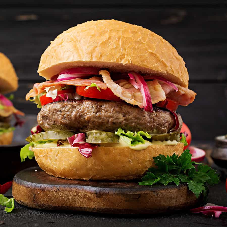 Deluxe BBQ Burgers - Prairie Meats