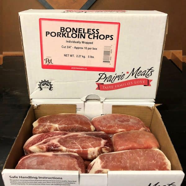 Boneless Centre Cut Pork Loin Chop – Frozen All Products