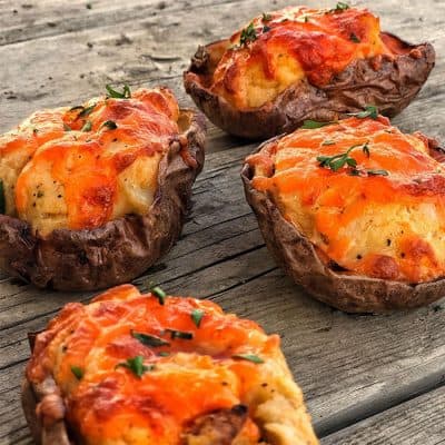 Cheddar Stuffed Potato – Frozen All Products Christmas