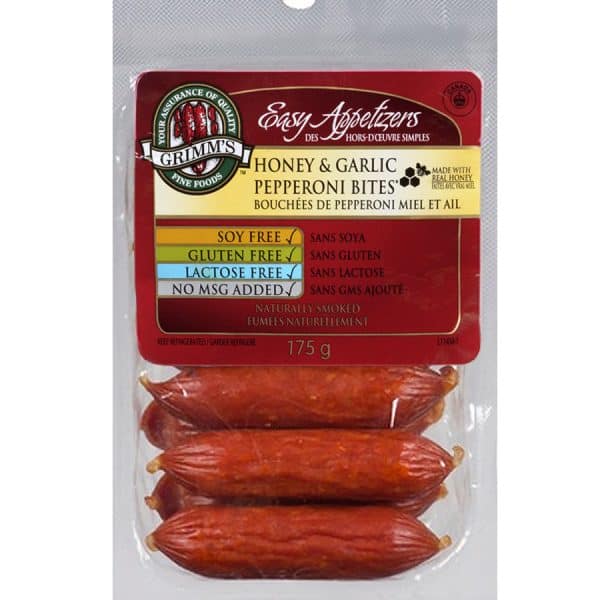 Grimm’s Honey Garlic Pepperoni Bites All Products No Gluten Added