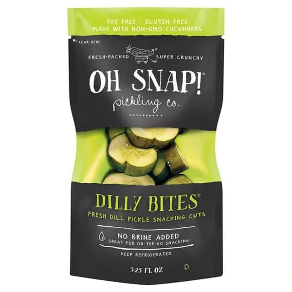 Oh Snap! Dilly Bites – Fresh Dill Pickle Snacking Cuts All Products No Gluten Added