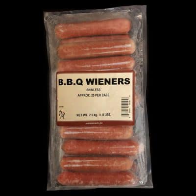 Skinless BBQ Wieners All Products Sausage / Wieners
