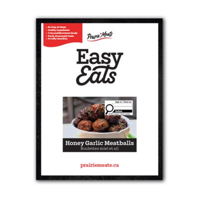 Easy Eats Honey Garlic Meatballs All Products Burgers / Meatballs
