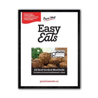 Easy Eats All Beef Cooked Meatballs All Products Burgers / Meatballs