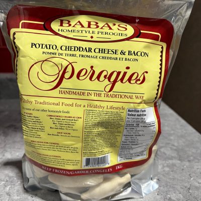 Baba’s Potato, Cheddar, Bacon Perogies All Products Christmas