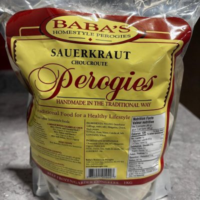 Baba’s Sauerkraut Perogies All Products Christmas