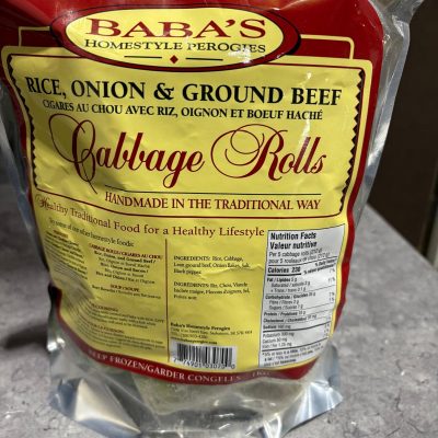 Baba’s Rice, Onion & Beef Cabbage Rolls All Products Christmas