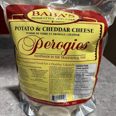 Baba’s Potato & Cheddar Perogies All Products Christmas