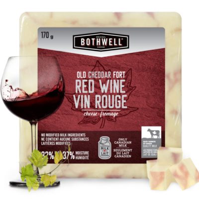 Bothwell Red Wine Old Cheddar Cheese All Products Cheese